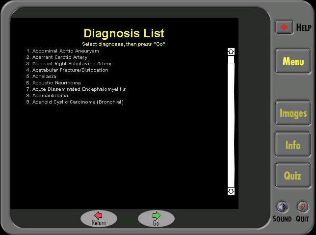 Interactive Radiology Teaching File on CD-ROM 0002-1