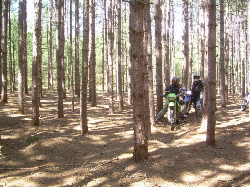 2 days trail riding in Michigan's LP MR051109132