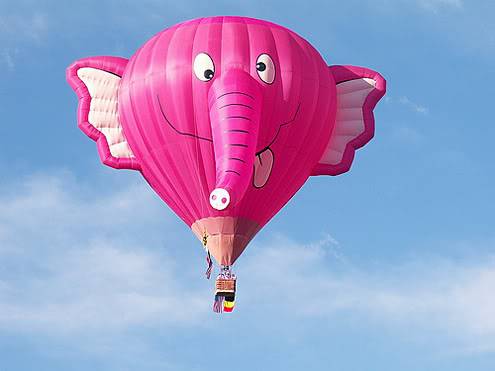 ***Pink*** Pink-elephant-balloon