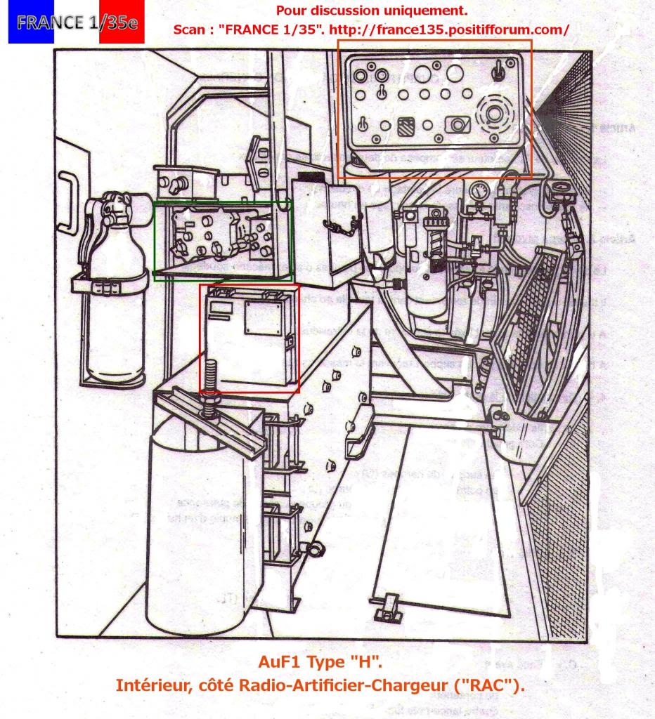 auf1 - AMX 30 AUF1, French Self Propelled Gun. MENG, 1/35, ref TS-004. Plastique injecté et photodécoupe. Revue en 4 partie. 1ère partie. 1-INTERIEURAUF1HCOTERAC_zps109a604c