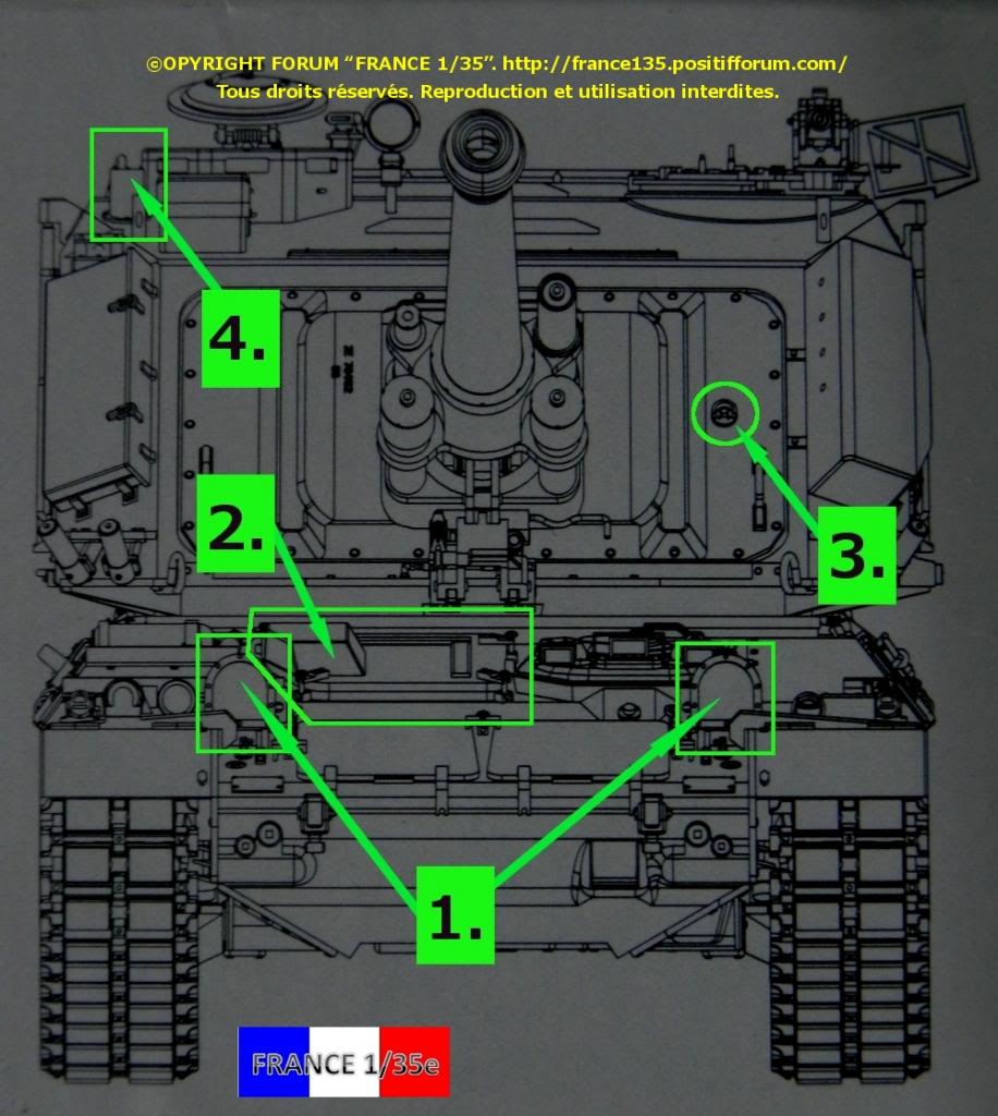 AMX-30B2/AU-F1 Workable Tracks, chenilles à connecteurs pour AMX 30. Hobby-Boss, 1/35, ref 81010. Plastique injecté. HOBBY-BOSS_CHENILLESAMX30CONNECTEURS_REF81010_1-35_010_zps7648918c