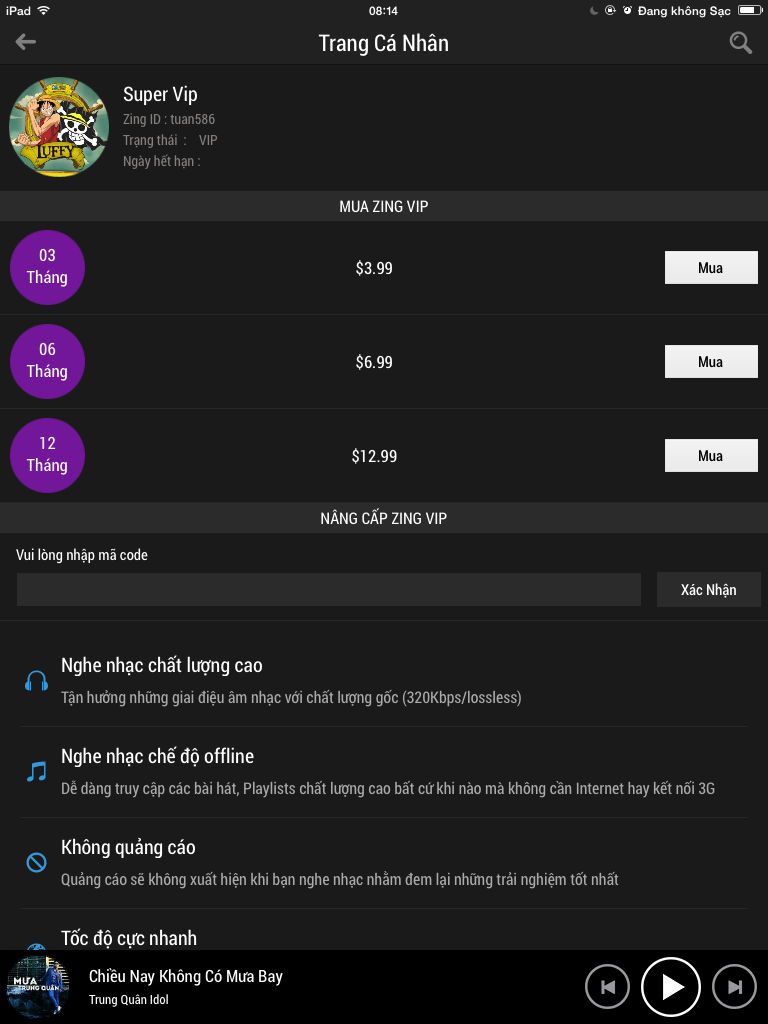[Lập trình ứng dụng di động] HƯỚNG DẪN CÁCH LÀM TÀI KHOẢN VIP TRÊN ZING MP3 CHO ANDROID IOS!! IMG_0167_zps5544e7bd