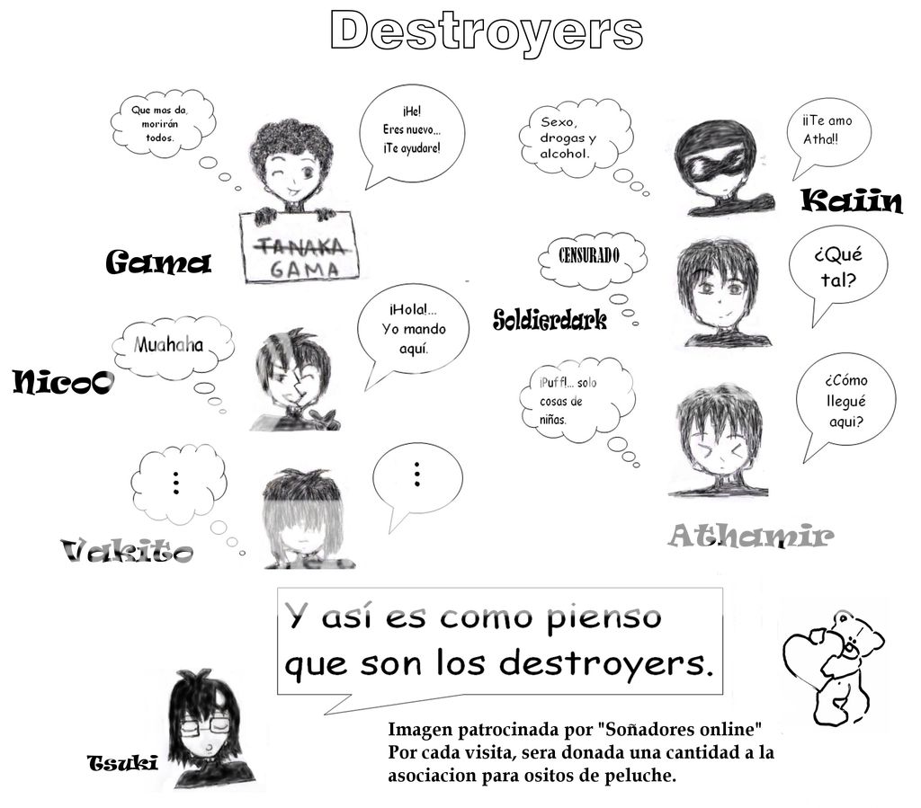 Recuerdos de Gantz, nuestro historial Destroyers