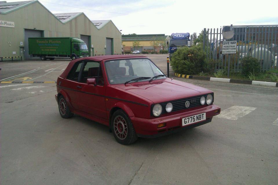 1990 VW Golf MK1 GTI Cabriolet, Red 1.8 8v 319877_10150865851851722_1524152567_n