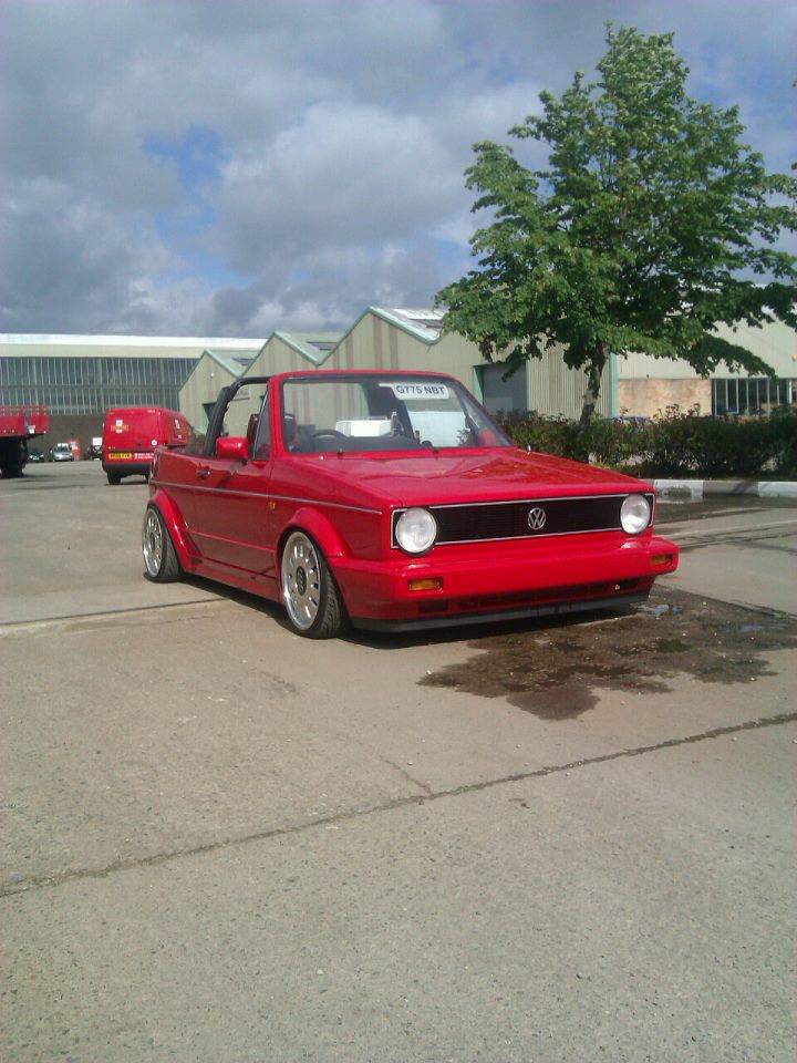 1990 VW Golf MK1 GTI Cabriolet, Red 1.8 8v 552345_10150876486511722_724011650_n