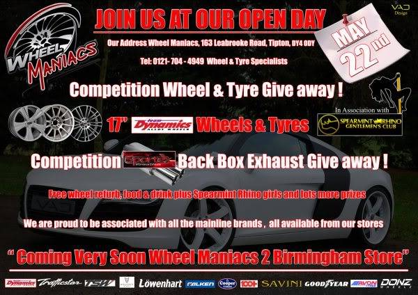 wheel maniacs open day 22nd may Wheelmaniacs