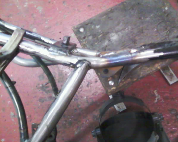 Yamaha XJ550 Framebeforebracing