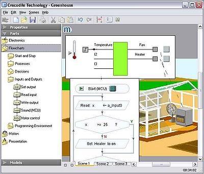 حول جهازك إلى مختبر للفيزياء و الكيمياء و التكنولوجيا مع برنامج Crocodile Clips Crocodiletechnology3