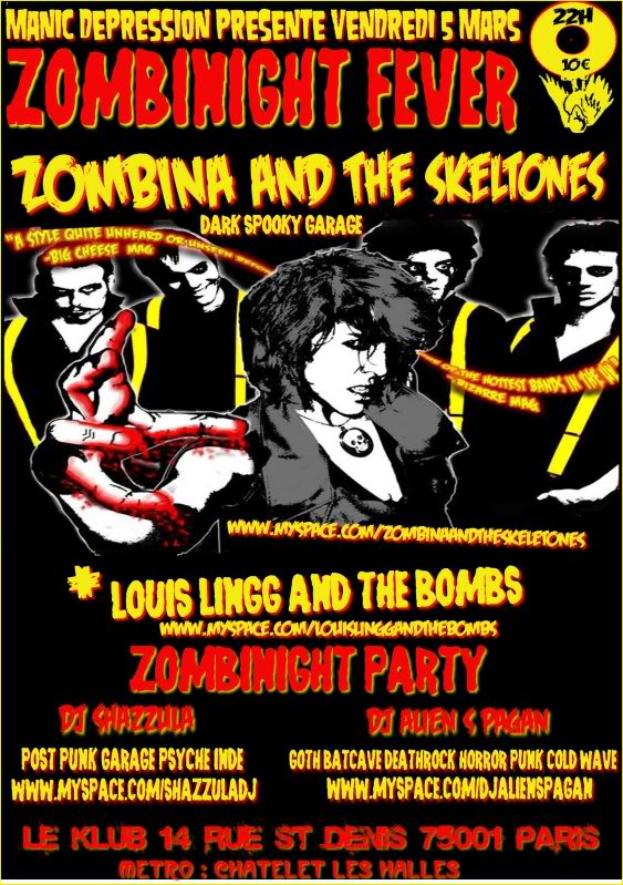 Louis Lingg and the Bombs joue 5/3/2010 20100305zombina