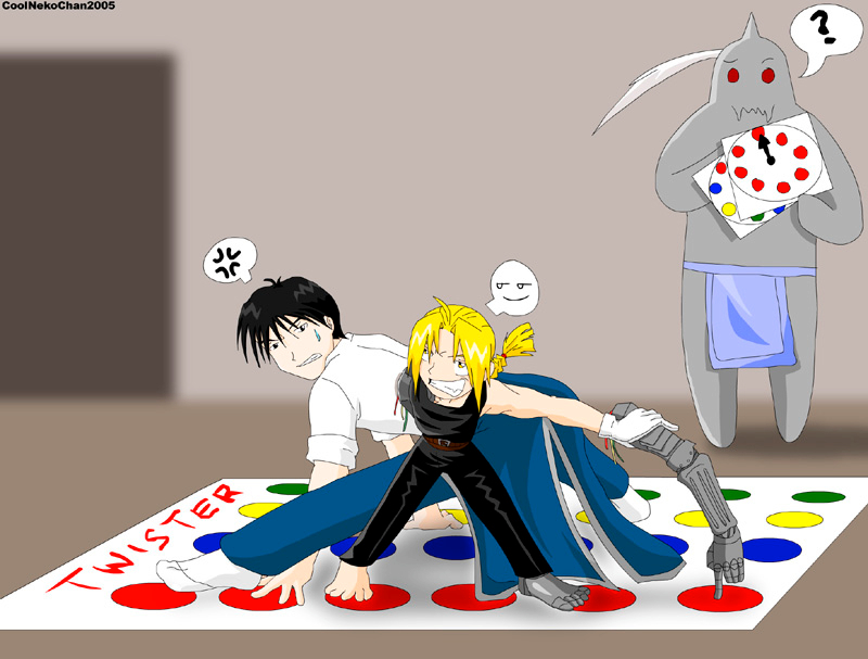 the image collections of Fullmetal Alchemist - Page 3 EdvsRoy_in_a_game_of_Twister__by_co