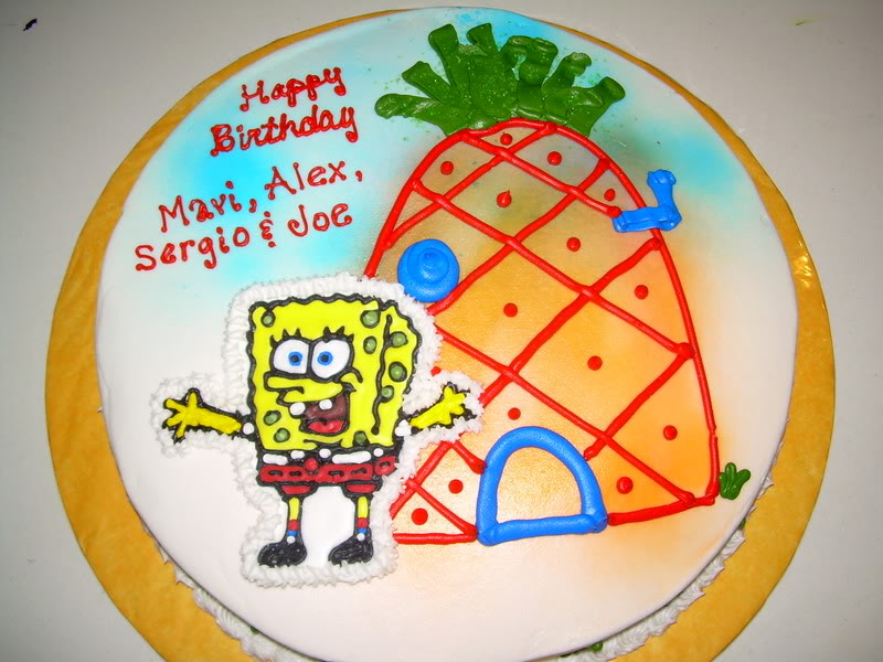 صور كيك على شكل سبونج بوب  SpongeBobCake