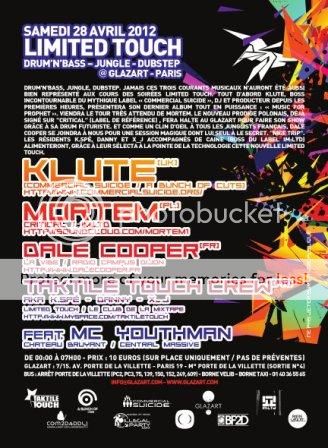 28/04/2012 - Limited Touch (Drum'n'Bass - Dubstep - Jungle) @ Glazart (Paris) FlywebLT28avril2012verso