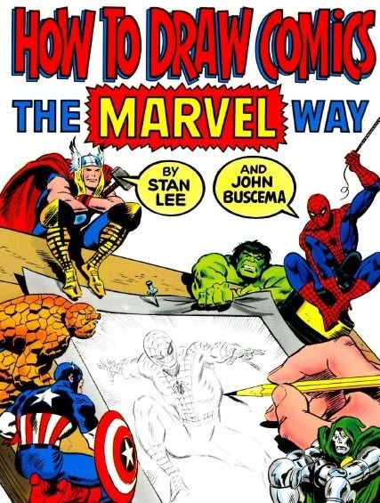 اشهر كتاب لتعلم الرسم كتاب How to Draw Comics the Marvel Way Marvelway