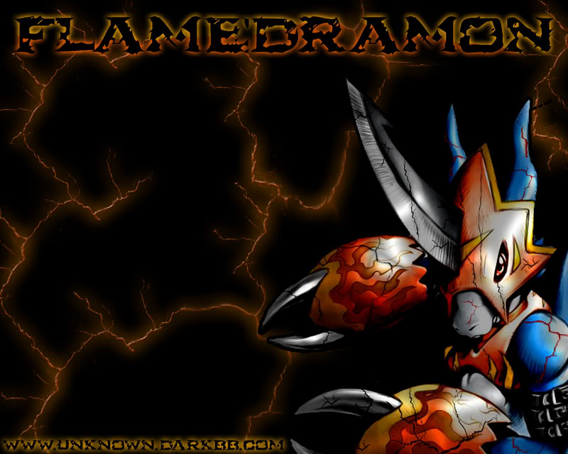 FlameDraMon Wallpaper FlamedramonWallpaper