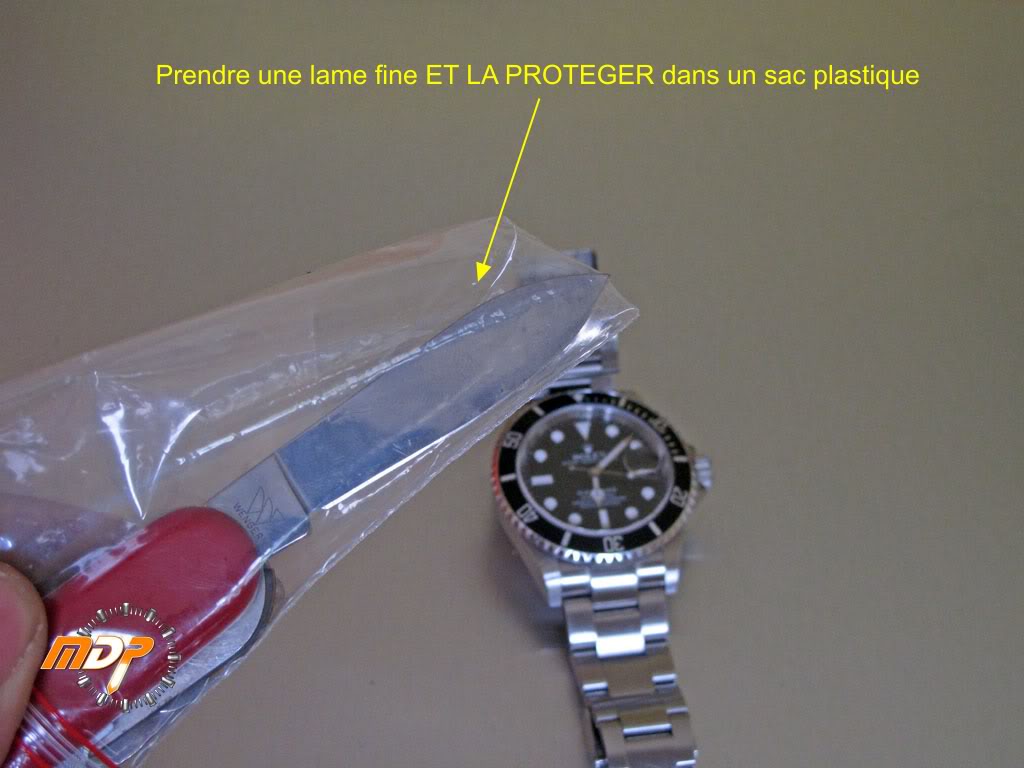 [tutorial] démonter et remonter la lunette d'une Submariner Tuto02