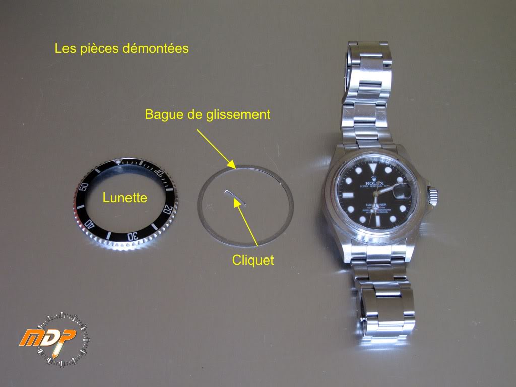 [tutorial] démonter et remonter la lunette d'une Submariner Tuto07