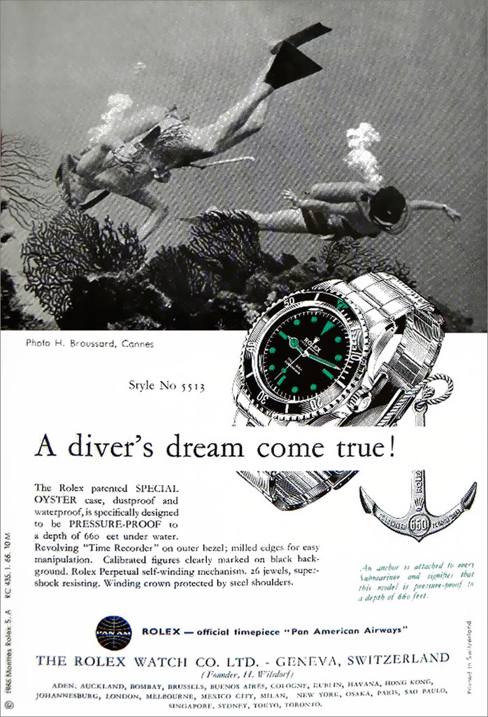 submariner - (documents) Rolex Submariner 5513 66brochure2