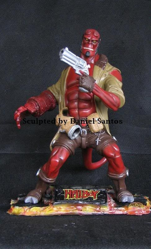 Les travaux de Daniel Santos HELLBOY