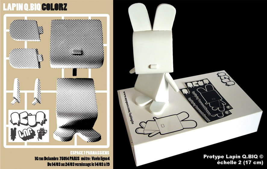 LAPIN Q.BIQ projet de customisation d'un nouveau toy!! QBIQaltertoys1