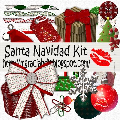 scrap navidad Elementosprevio-kitnavidadmonic