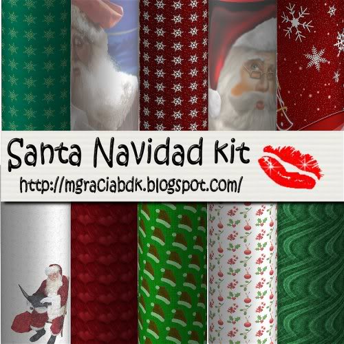 scrap navidad Papelesprevio-kitnavidadmonic