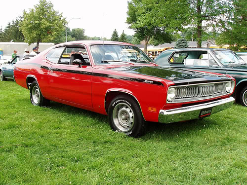 Vos 15 modèles préférés...+ photos 1971PlymouthDusterTorRed