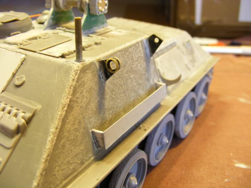 Véhicule de dépannage sur chassis de SU100 - ITALERI 1/35 Coffre