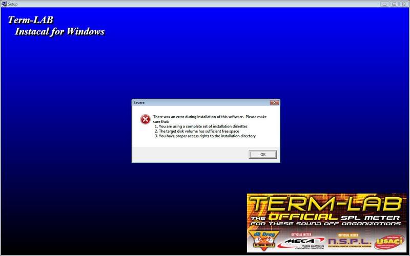 termlab + vista = crap Errorscreen