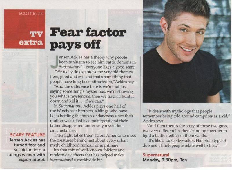 Jensen en Australie - Page 6 JensenAcklesinTVExtra