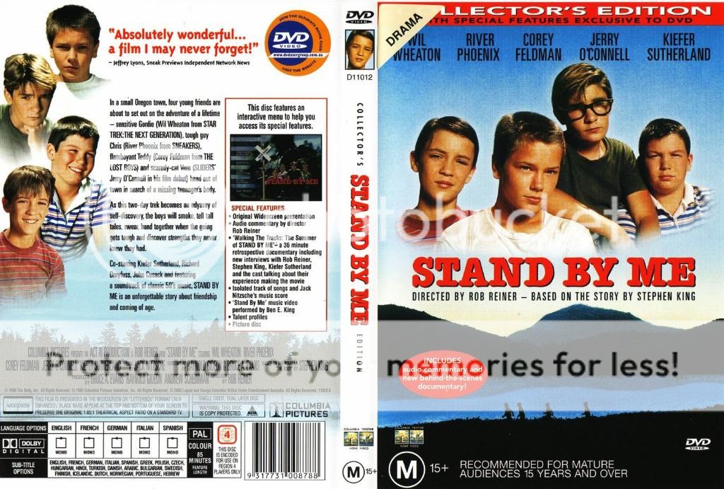 Stand By Me (1986) Thumbs Up StandByMeAustralianDVDCover