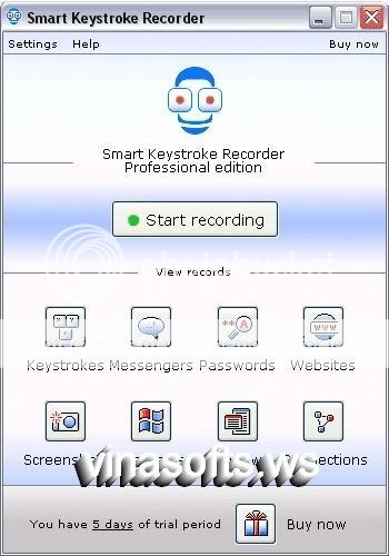 Smart Keystroke Recorder Standard v3.1 - Ghi lại các thao tác trên màn hình cực mạnh Ngggggg