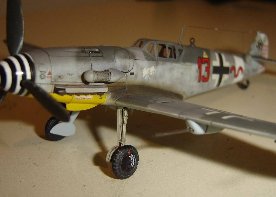 Messerschmitt Bf 109 G-6/R6, Hasegawa, 1/72 Bf109G-6HasegawaresinasInge1-72100