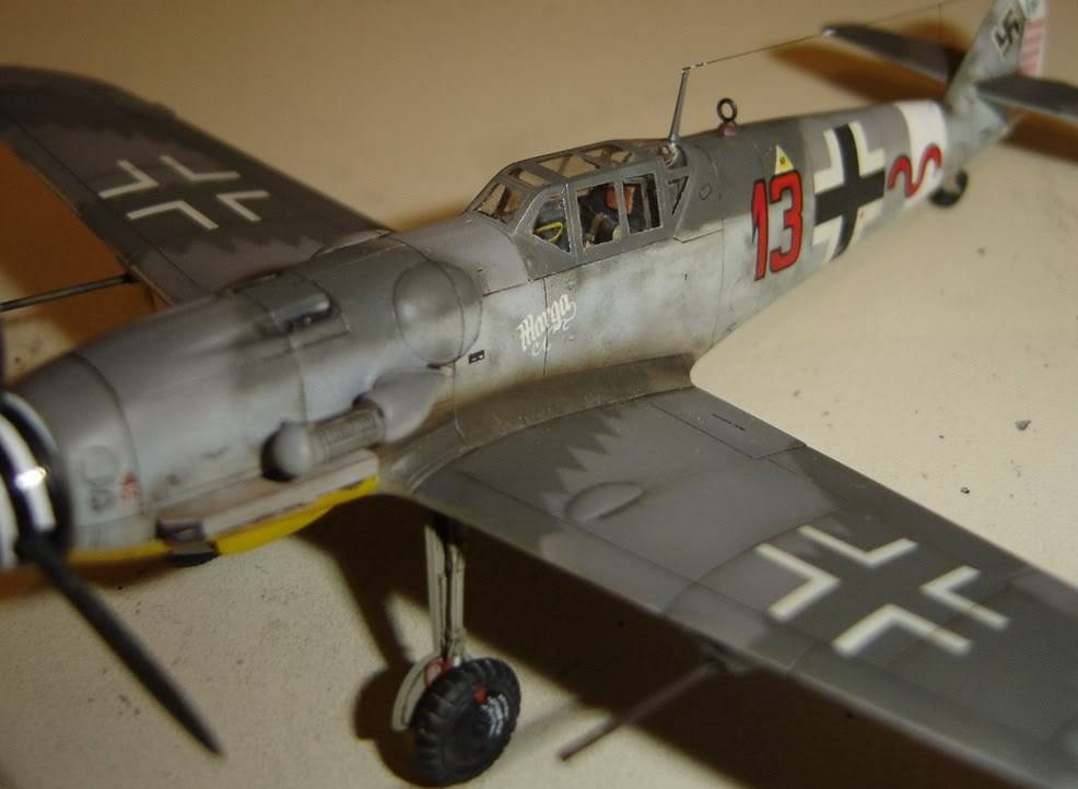 Messerschmitt Bf 109 G-6/R6, Hasegawa, 1/72 Bf109G-6HasegawaresinasInge1-72101