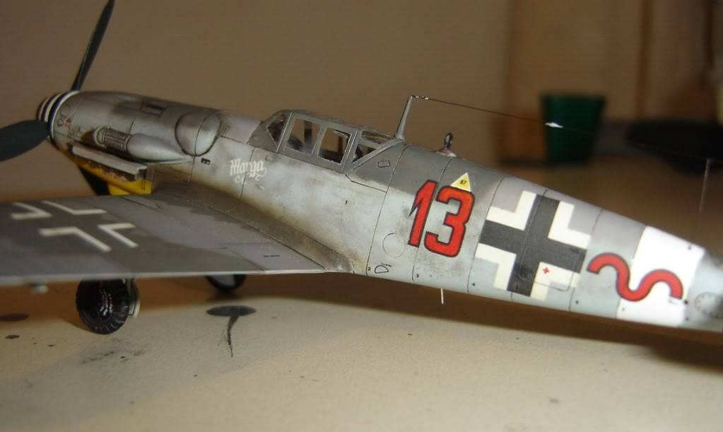 Messerschmitt Bf 109 G-6/R6, Hasegawa, 1/72 Bf109G-6HasegawaresinasInge1-72102