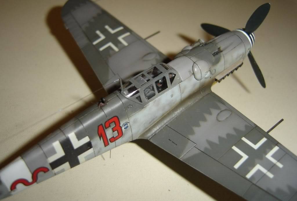 Messerschmitt Bf 109 G-6/R6, Hasegawa, 1/72 Bf109G-6HasegawaresinasInge1-72104