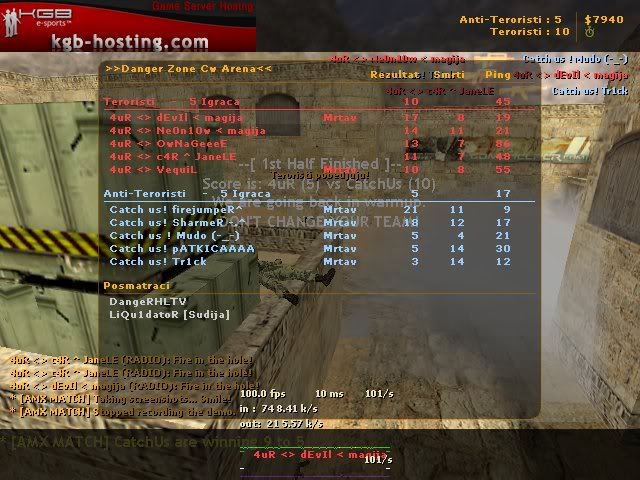 4uR vs Catch Us ! [FINALE / WON DANGER LEAGUE] De_dust20224-1