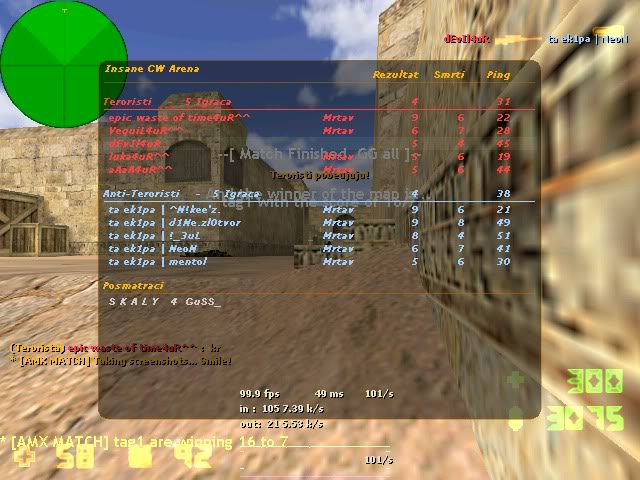 4uR vs ta ekipa De_dust20320