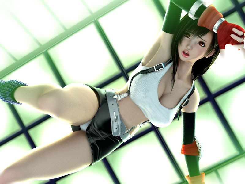 Fotitos Mona, Sexy, Yuri. Chicas anime xD FF-Tifa