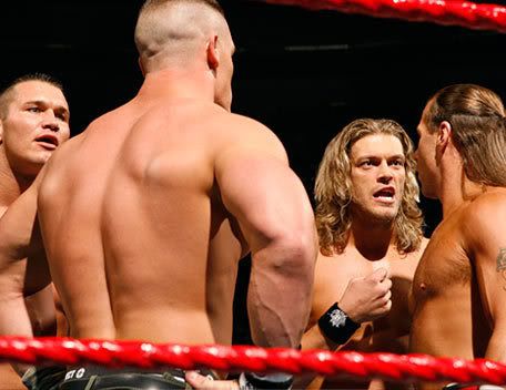 حصريا CENA VS HBK VS ORTON VS EDGE من BACKLASH 2007 42