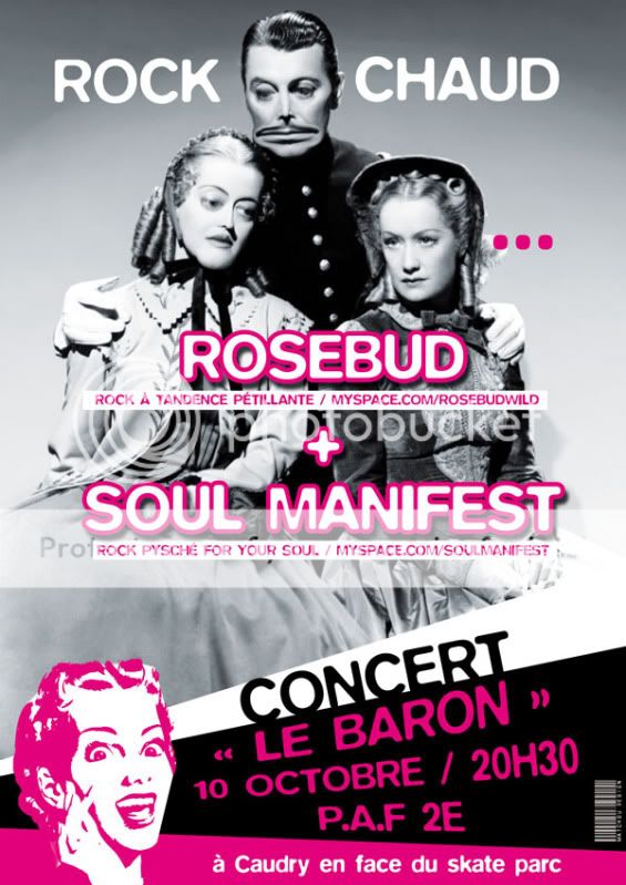 10/10/2009 @ ROSEBUD + SOUL MANIFEST @ Le Baron Rosebud--Soul