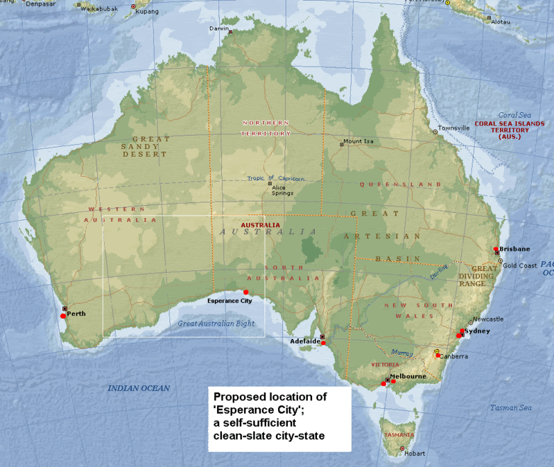 The Clean-Slate City-State EsperanceCity-1