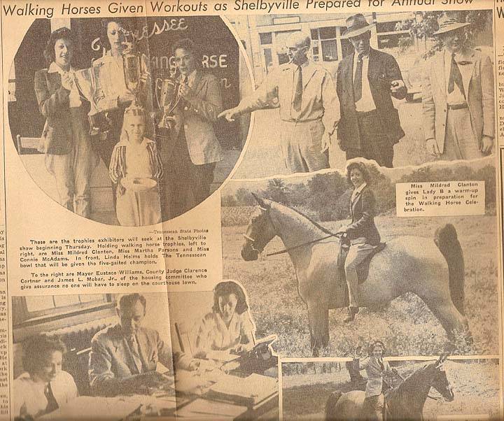 History Of The Tennessee Walking Horse - Page 8 1942NashvilleTennesseanCelebrationclipping