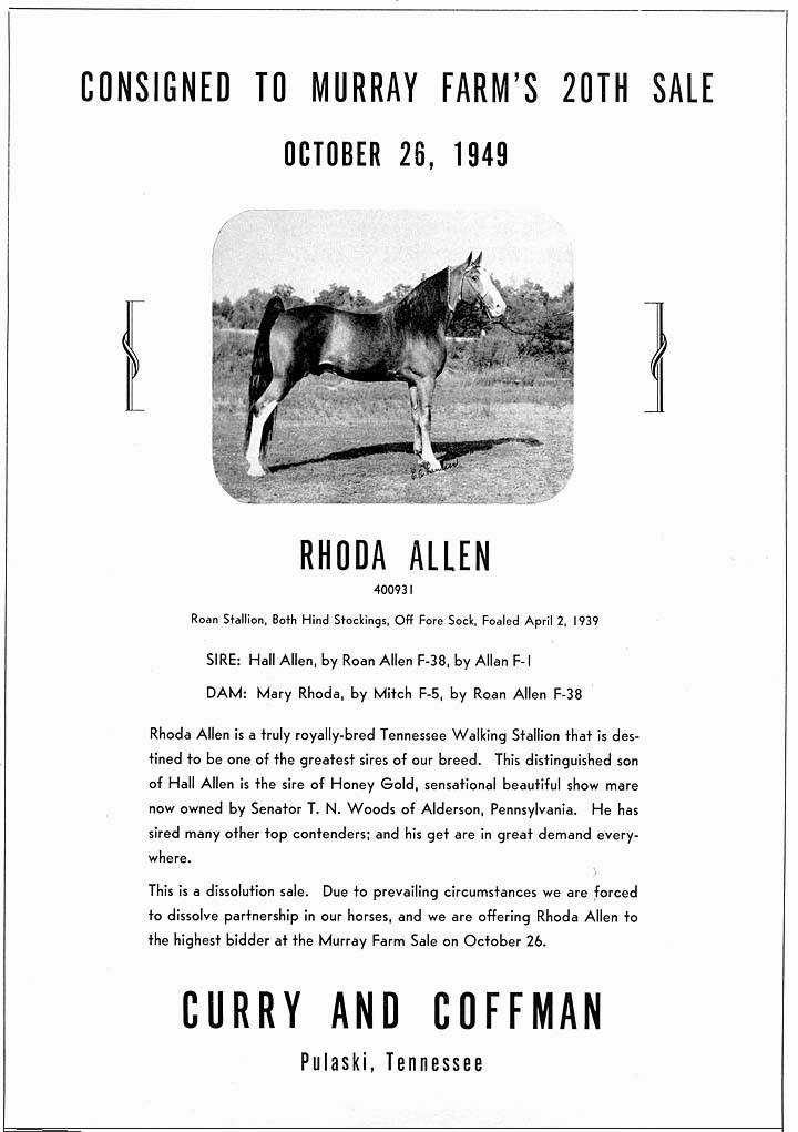 Photos & Memorabilia - Page 10 RhodaAllenAd1949