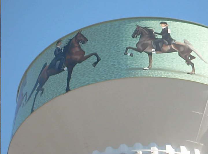 Equine Art ShelbyvilleWaterTower3