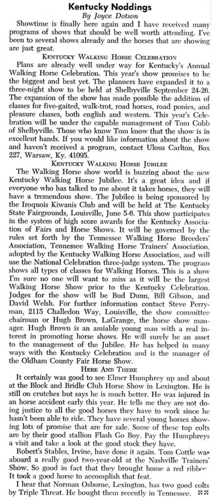 Kentucky, Ohio & Indiana Memories - Page 3 KentuckyNoddingsMay70