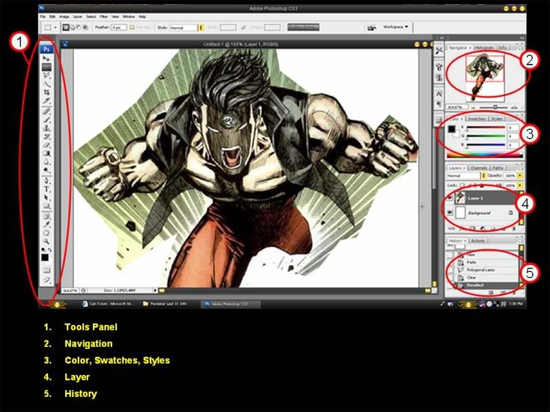 Photoshop : Asas Penggunaan Tool2