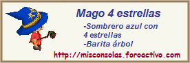 Imágenes de Sombreros, Baritas y Títulos Mago4estrellas