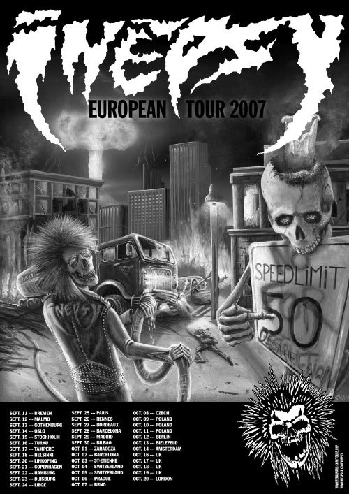 PUNK CRUST NIGHT Mer 10 OCT @ Local 100% Inepsyeurotour.poster