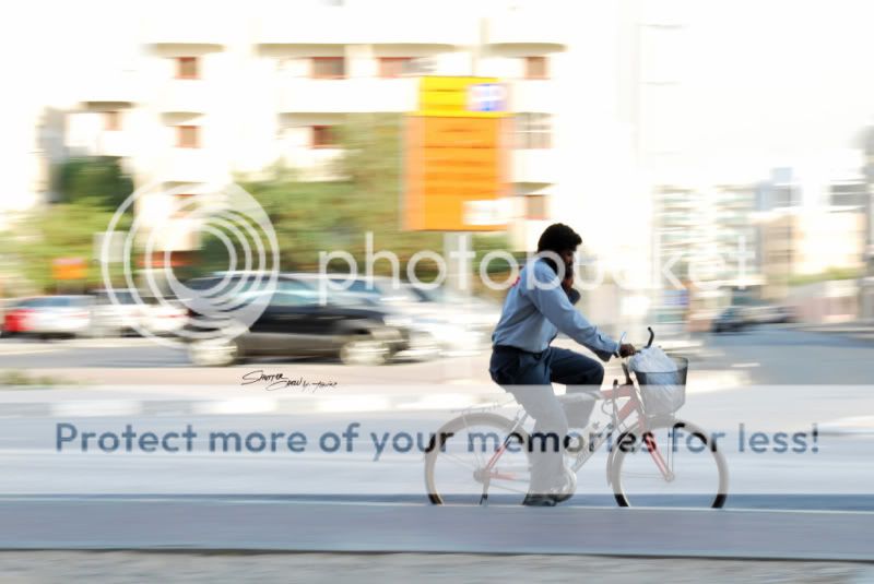 "panning photography"....practice mode! Bike3