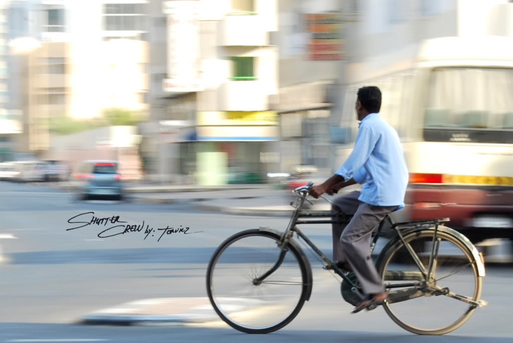 "panning photography"....practice mode! Bike4